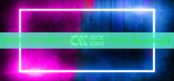 愛游戲公司!內(nèi)黃附近哪里有公共乒乓球臺